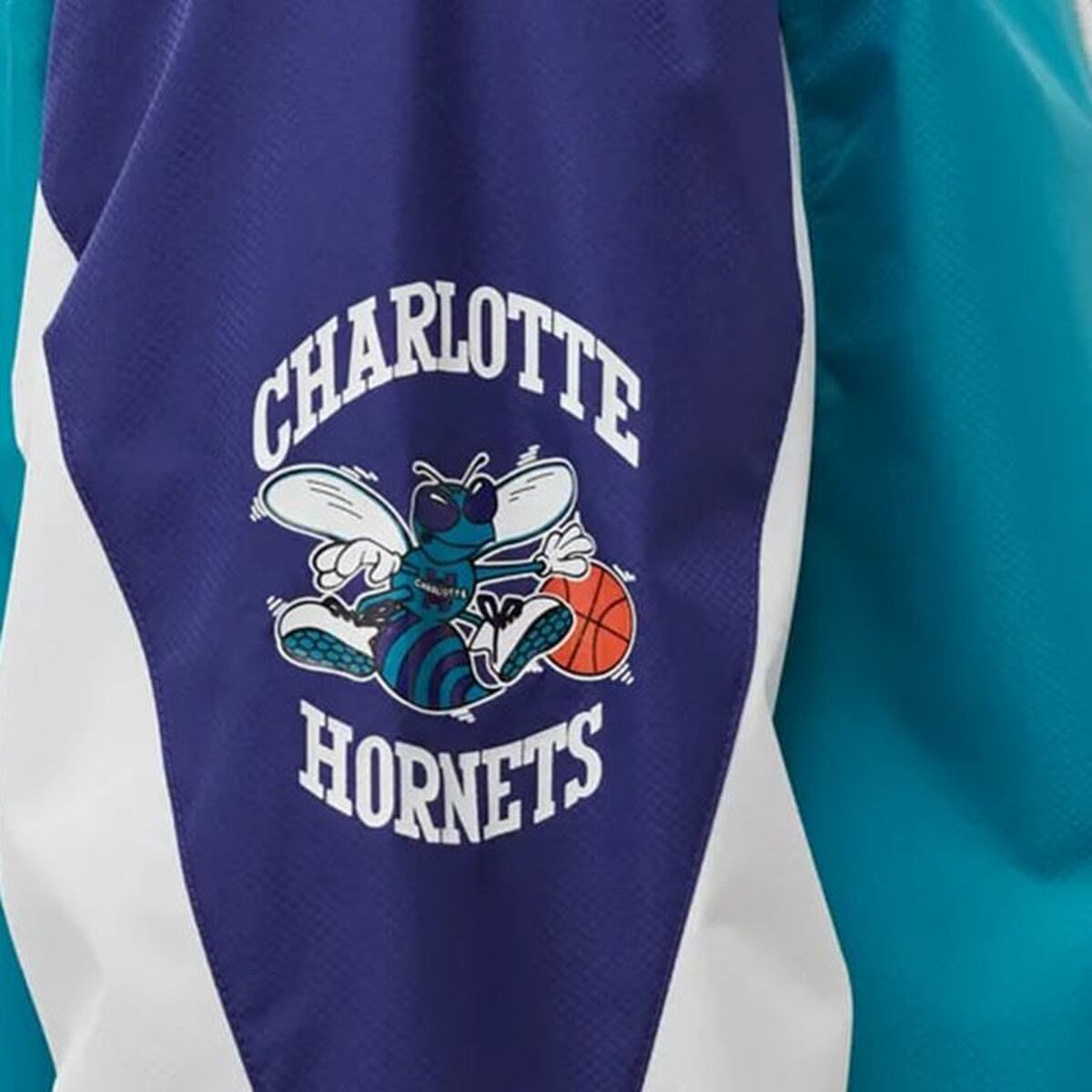 Men's Sports Jacket Mitchell & Ness Charlotte Hornets Basketball Blue