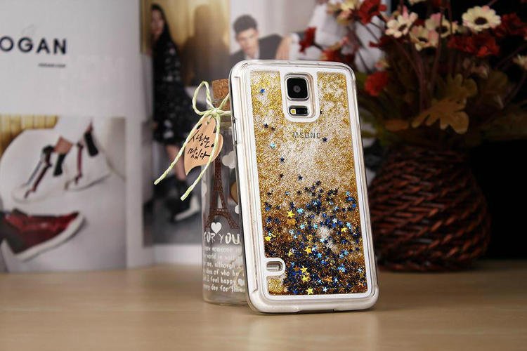 Golden Quicksand Case For Samsung