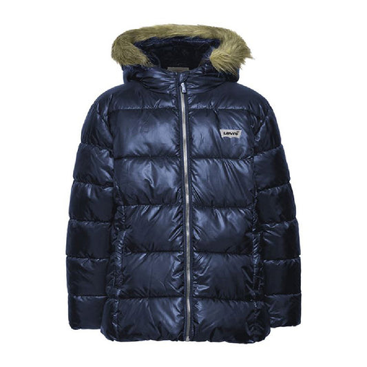 Children's Sports Jacket Levi's Fur Puffer Girl Dark blue