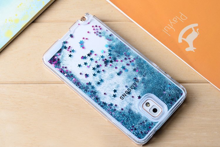 Turquoise Quicksand Case For Samsung