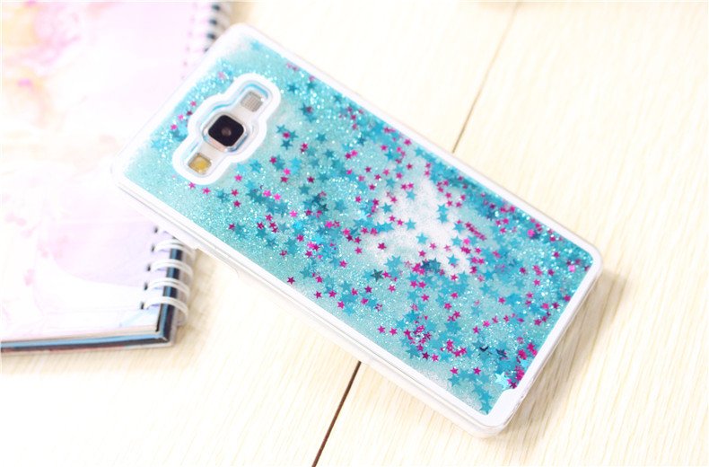 Turquoise Quicksand Case For Samsung