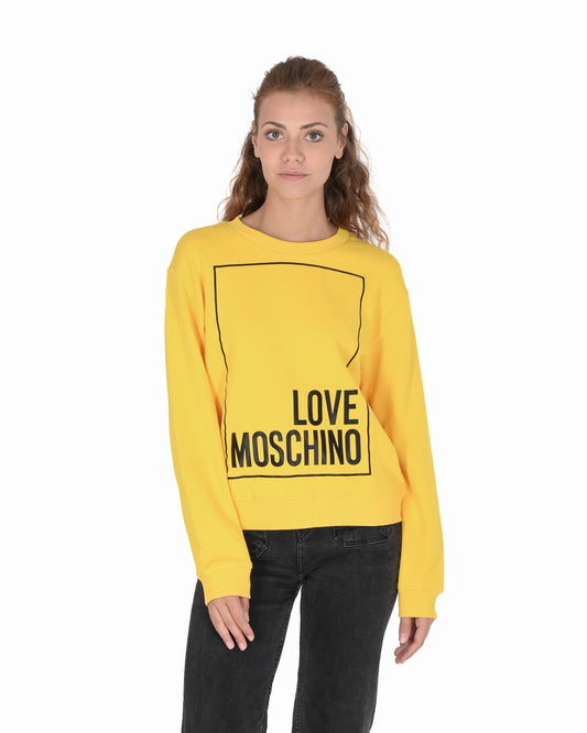 Love Moschino Womens Sweatshirt W 6 306 47 M 4055 I60 YELLOW