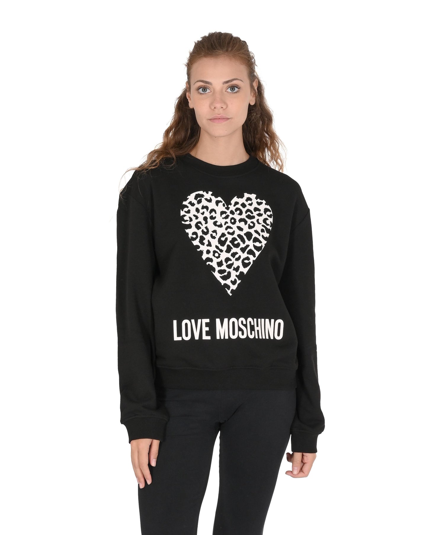 Love Moschino Womens Sweatshirt W 6 306 54 M 4055 C74 BLACK