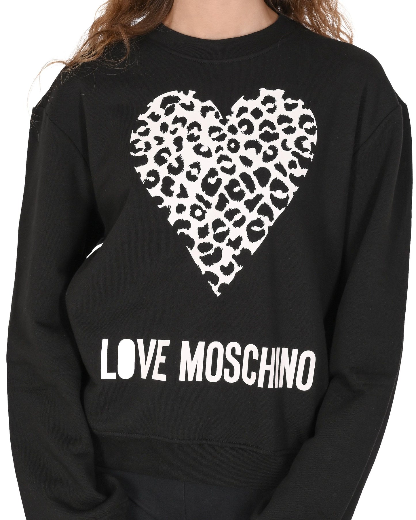 Love Moschino Womens Sweatshirt W 6 306 54 M 4055 C74 BLACK