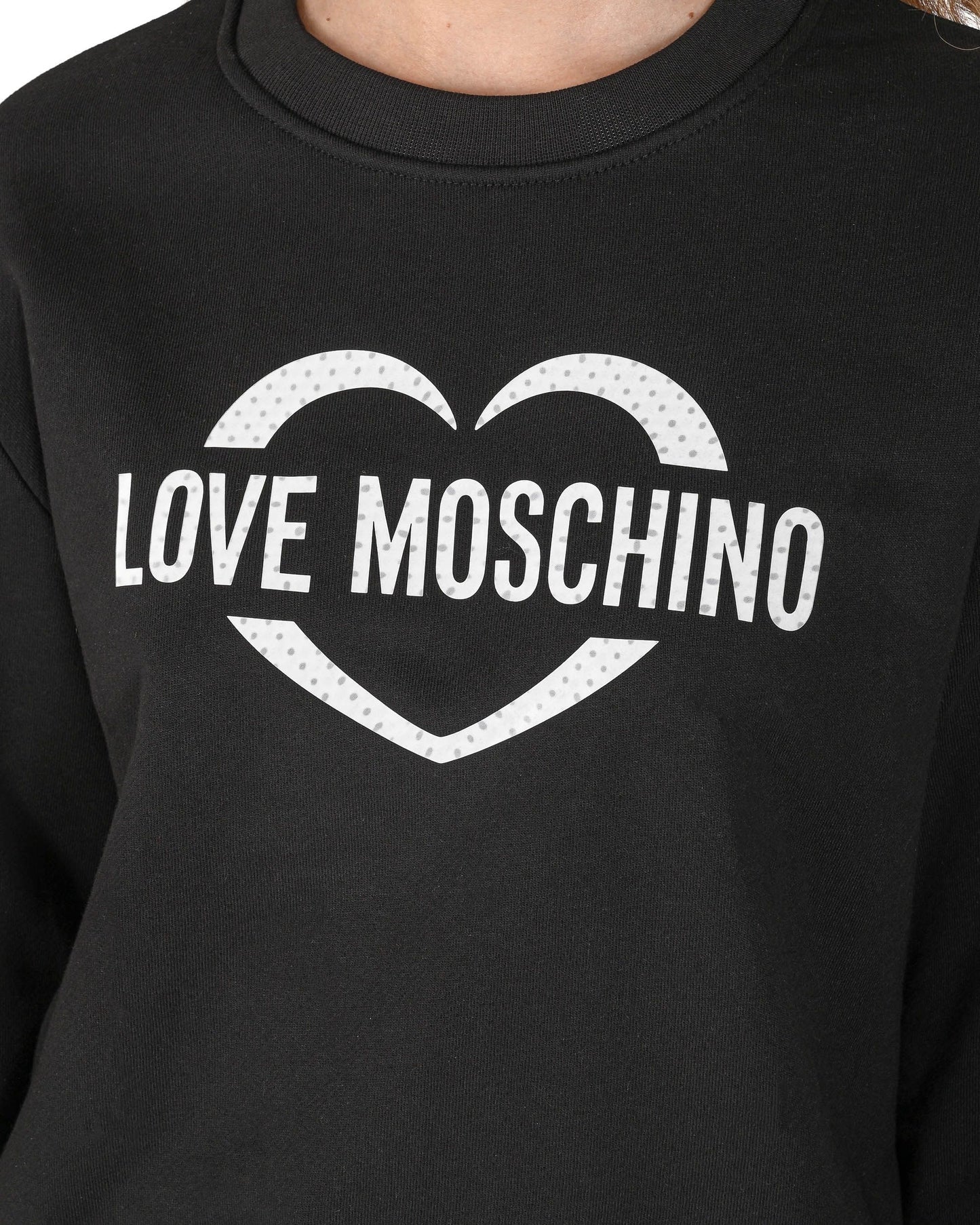 Love Moschino Womens Sweatshirt W 6 306 55 M 4055 C74 BLACK