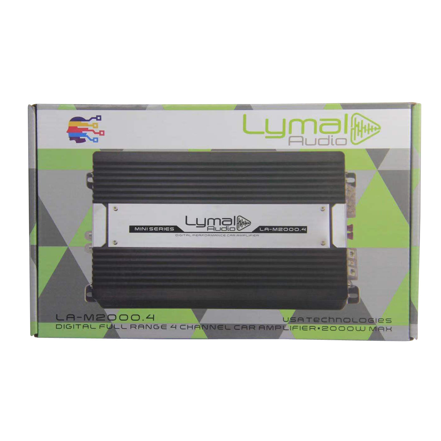 LA-M2000.4 2000 Watts 4 Channel Car Amplifier