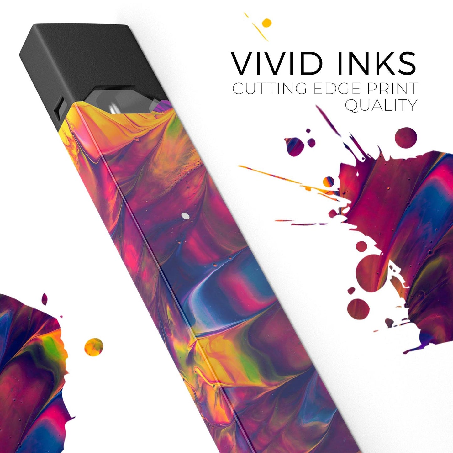 Liquid Abstract Paint V78 - Premium Decal Protective Skin-Wrap Sticker