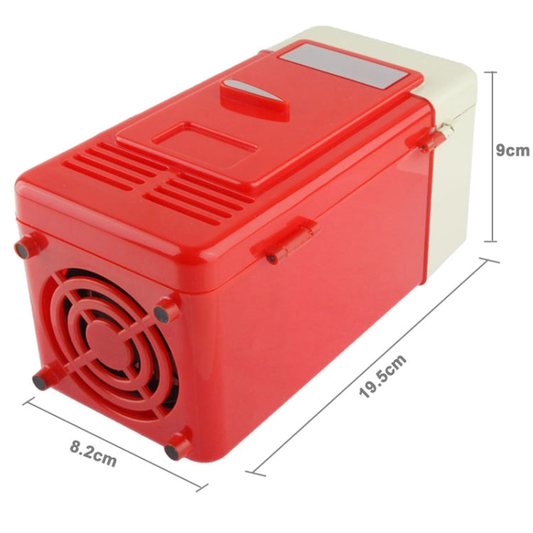 Mini USB PC Fridge Beverage / Drink Cans Cooling / Heating(Red)