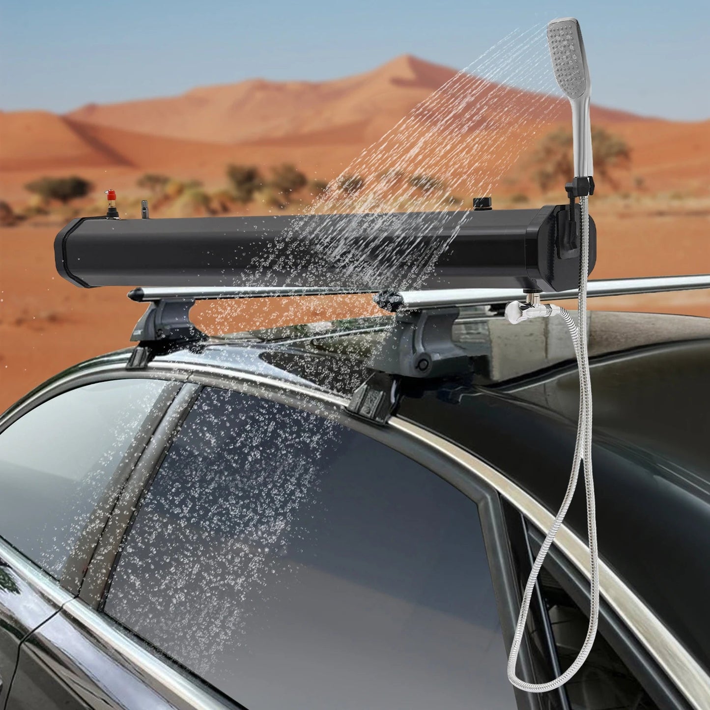 Portable Car Roof Shower Water Tank for Camping RV SUV Outdoor Use