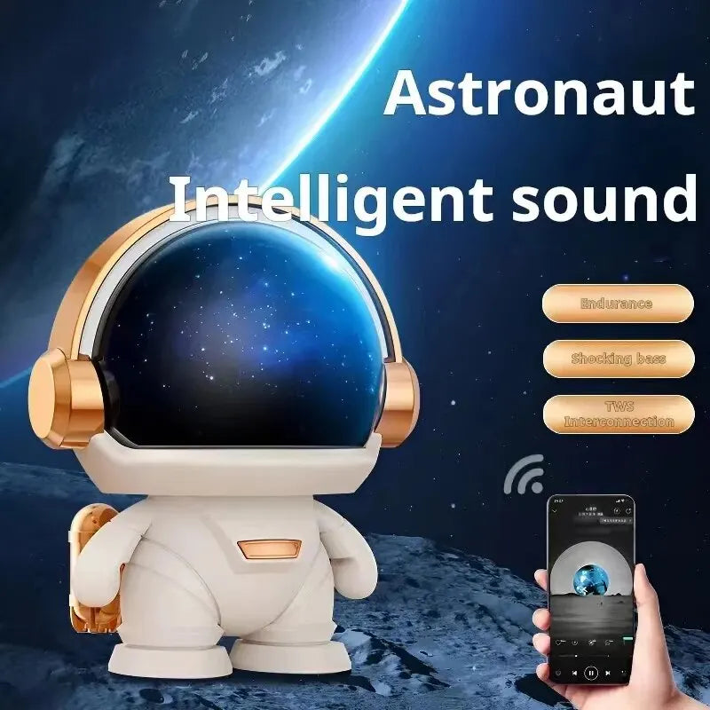 Astronaut Bluetooth Speaker Mini Portable HIFI Stereo Subwoofer Sound