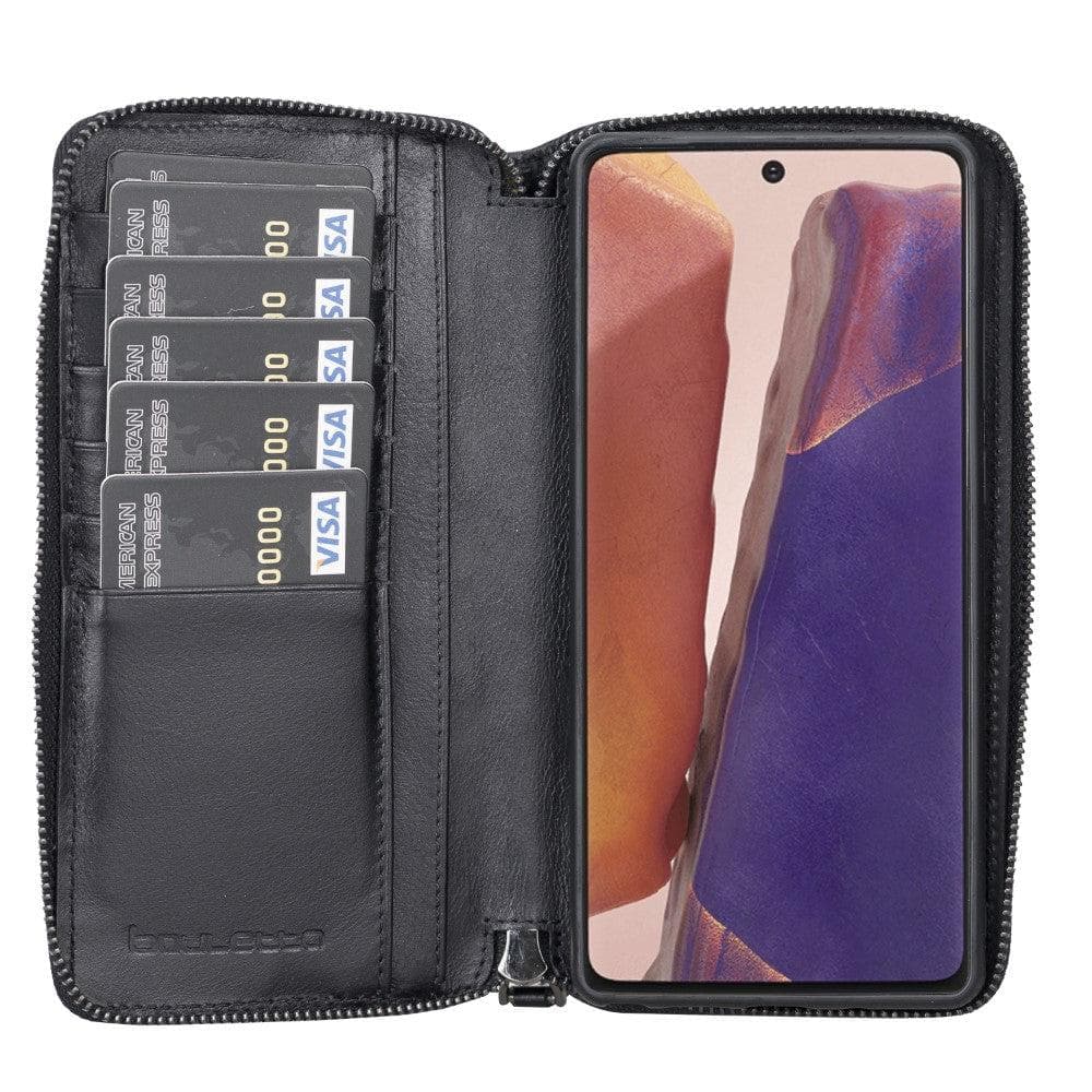 Samsung Galaxy Note 20 Series Leather Pouch Magnetic Wallet Case