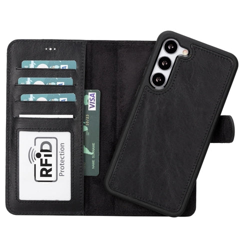 Buffalo Samsung Galaxy S21 FE Detachable Leather Wallet Case