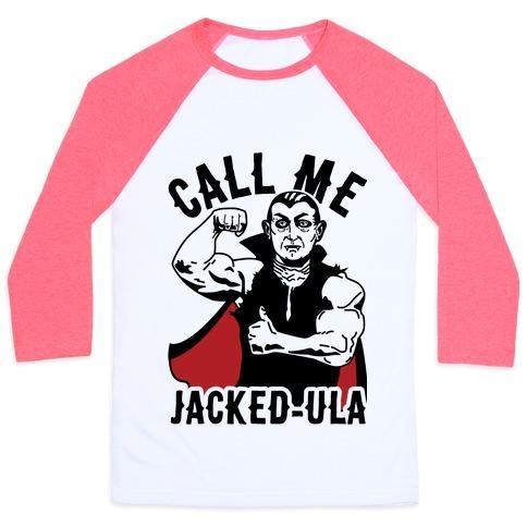 CALL ME JACKED-ULA UNISEX CLASSIC BASEBALL TEE