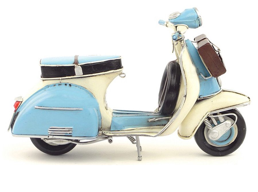 Antique Tin Model 1965 Vespa Scooter