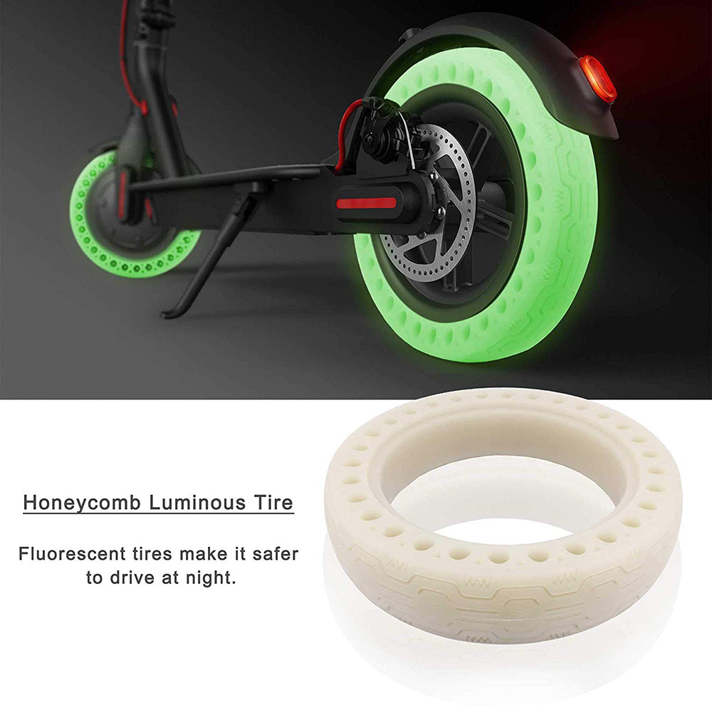 Electric Scooter Tire Fluorescent Green