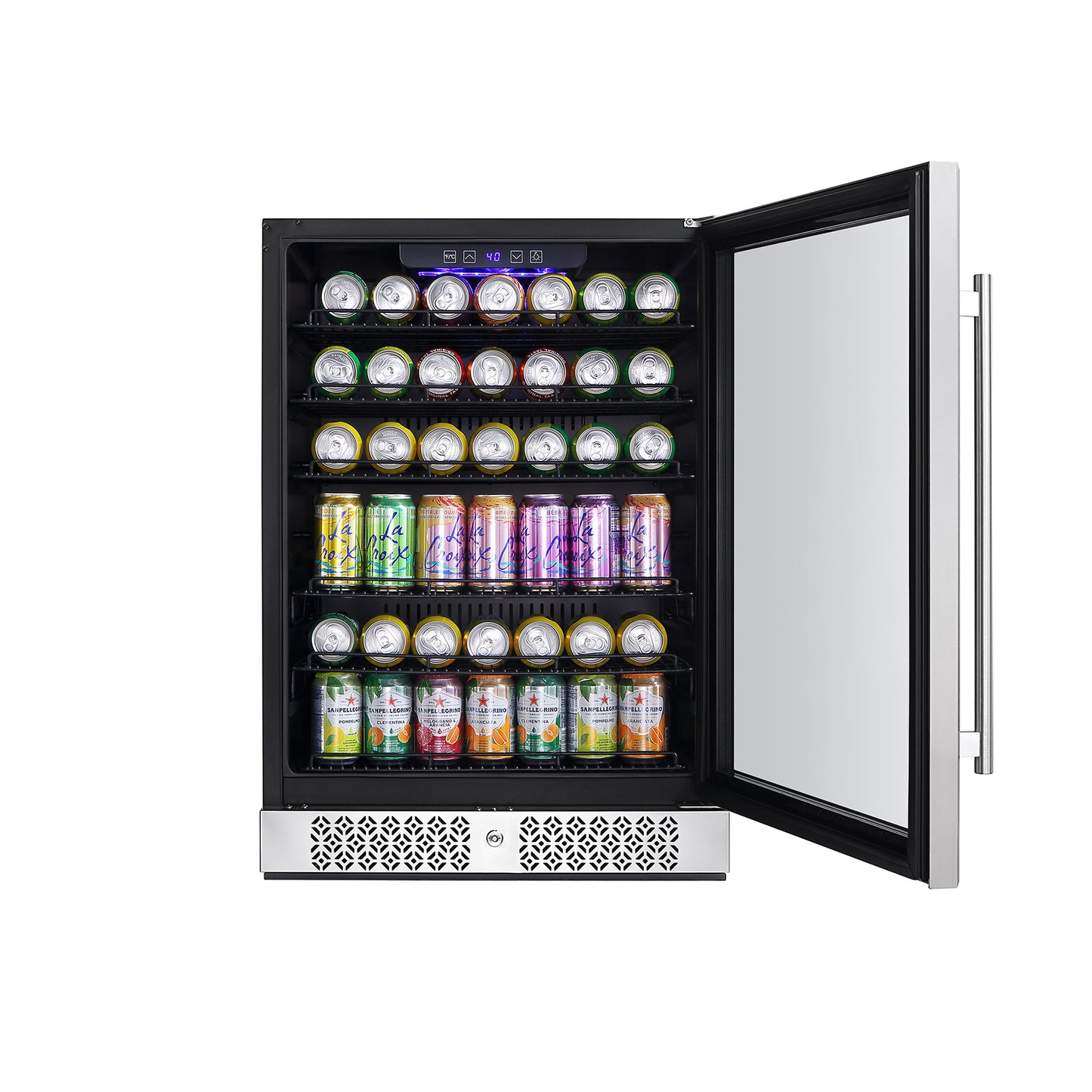 Empava BR02S 24 Inch Freestanding & Built-in Beverage Fridge