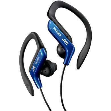 JVC HAEB75AN Sports Earphones with Adjustable Clip - Blue