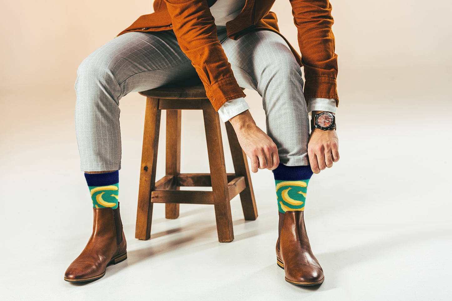 Sick Socks – Bananas – Favorite Foods Casual Dress Socks