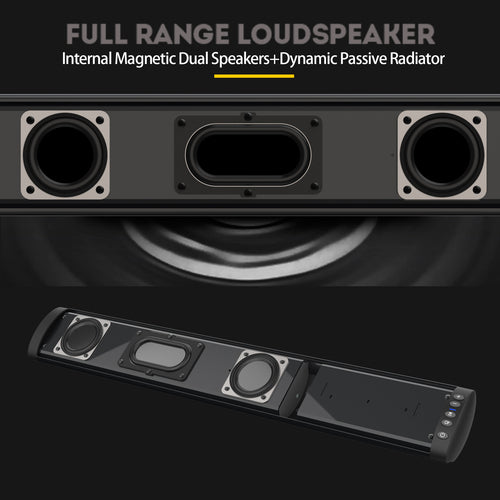 Bluetooth 5.0 Speaker TV PC Soundbar Subwoofer Home Theater Sound Bar