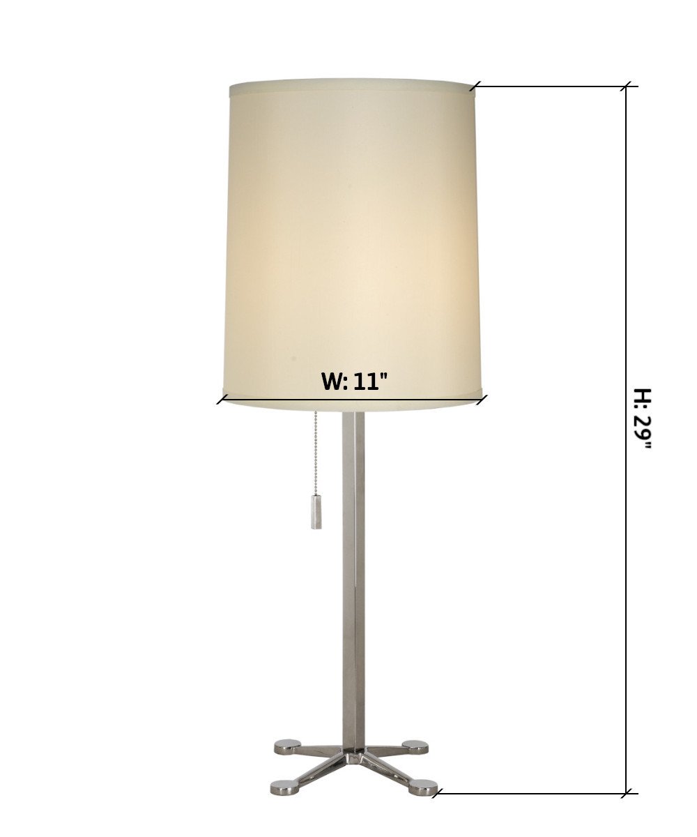 OPEN BOX Ascent 1 Light Table Lamp in Polished Chrome TT5230-26 by