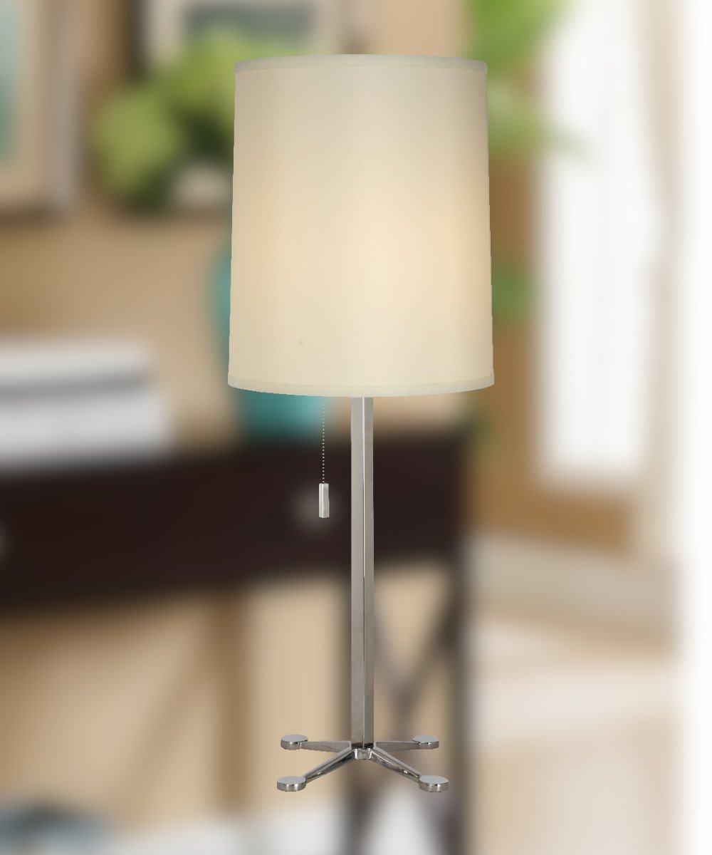 OPEN BOX Ascent 1 Light Table Lamp in Polished Chrome TT5230-26 by