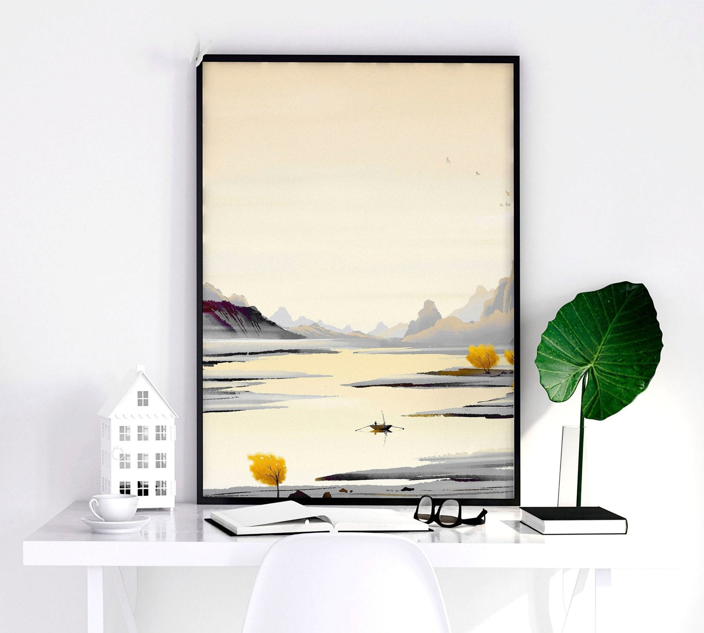 Japanese Landscape Artwork | set of 3 wall art prints