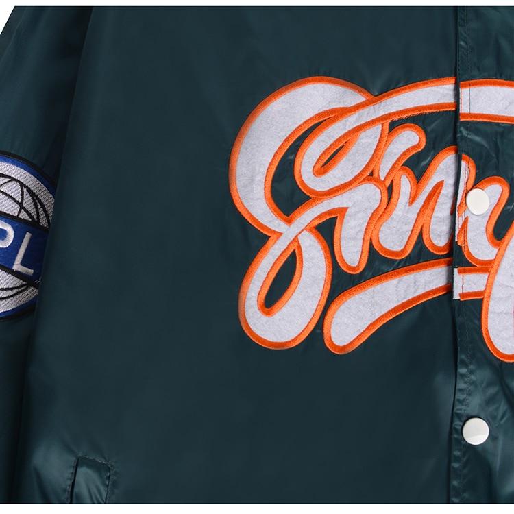 Baseball Jacket Men Letter Embroidery Patch Bomber Coats Autumn