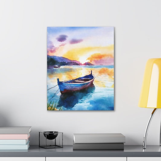 Wall Art Decor - Canvas Print Artwork - Sunset by the Sea Print