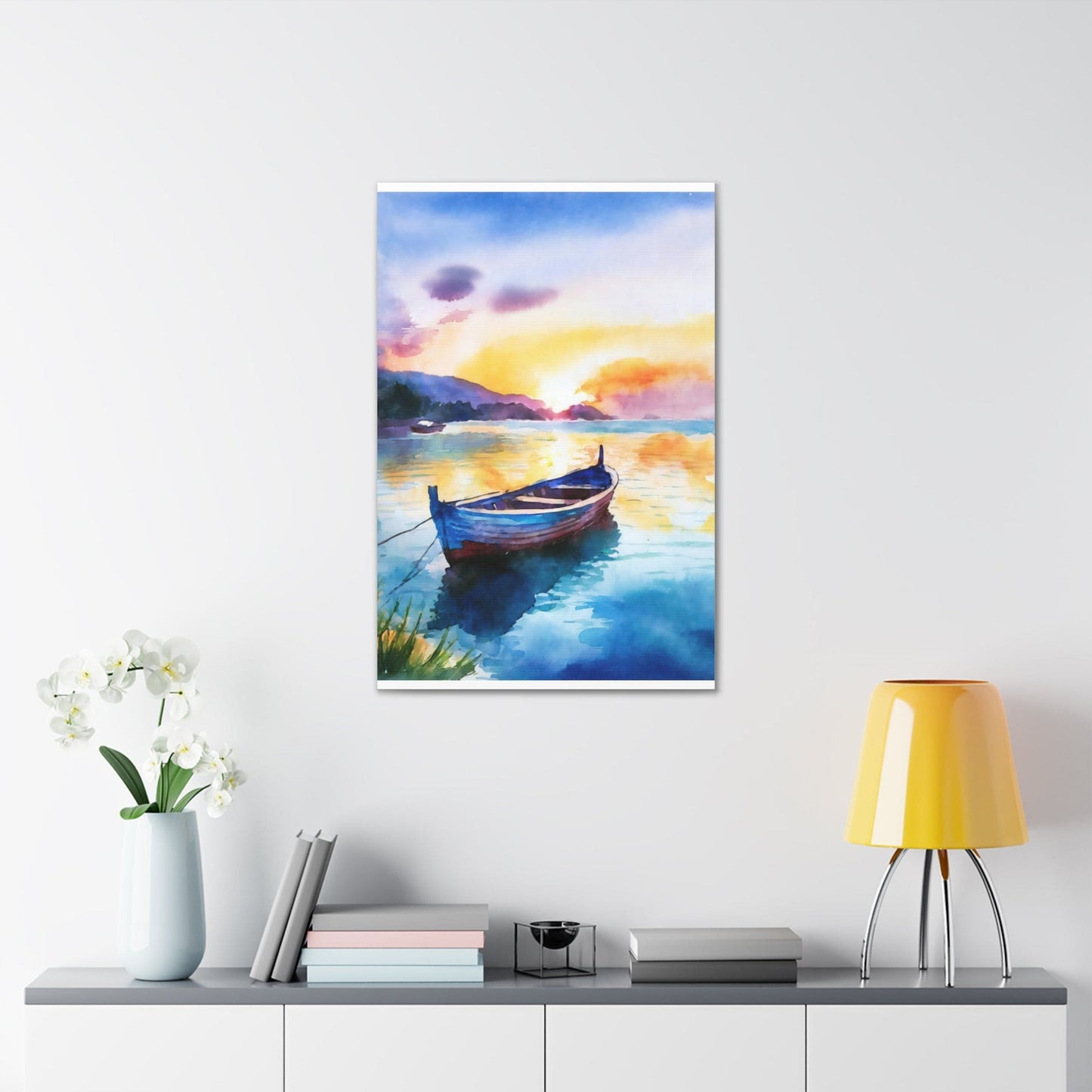 Wall Art Decor - Canvas Print Artwork - Sunset by the Sea Print